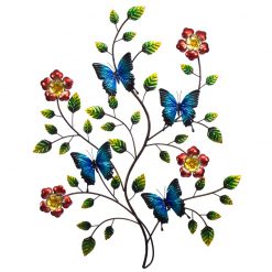 Butterfly and Flower Wall Art