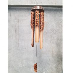 Bamboo Burnt Swirl Chime