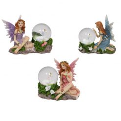 Fairy Sitting with Unicorn Waterball