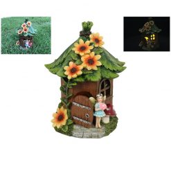 Fairy Garden Solar Tree House