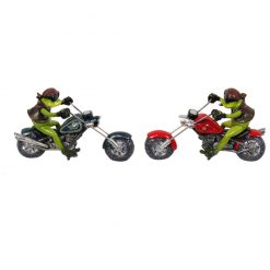 Biker Frog on Motorcycle